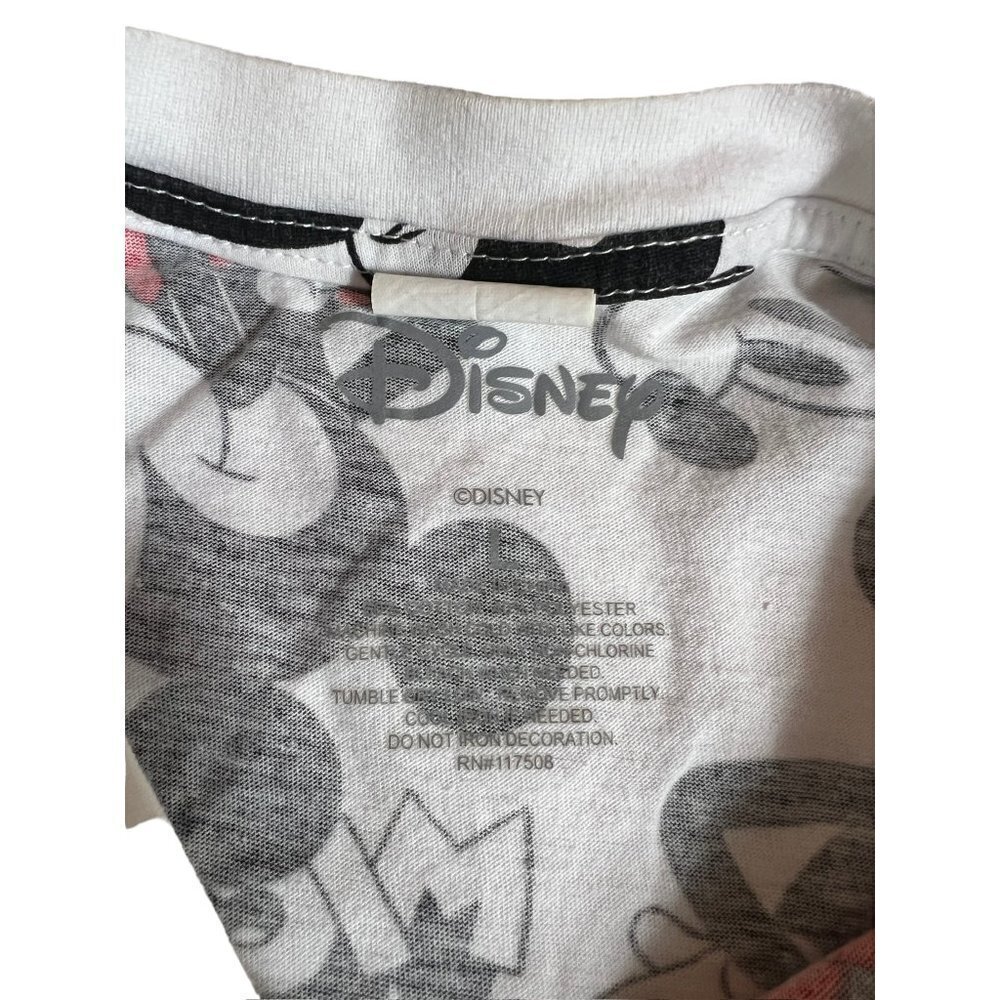 Disney Mickey Mouse Women's White Crop Top - Picture 3 of 5
